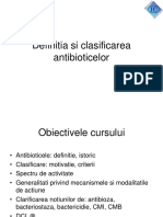 Definitia Si Clasificarea Antibioticelor