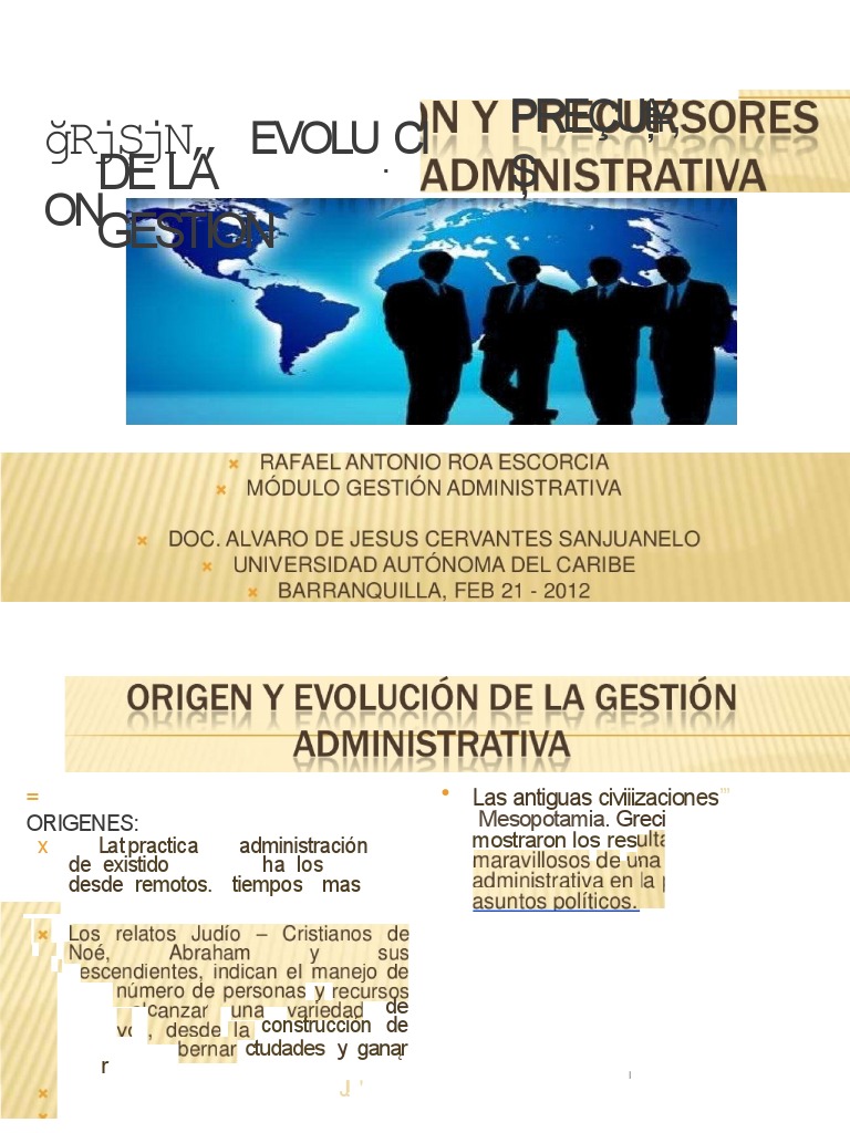 Evolución de la Administración a lo Largo del Tiempo | PDF | Science ...
