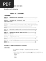 RBS 2106 - 2206 Installation Verification - Exercise