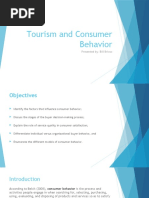 Tourism and Consumer Behavior