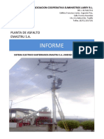 Informe de Planta de Asfalto de Sistema Electrico