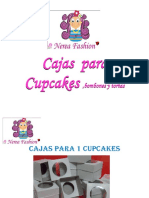 Catalogo Elaboracion de Cajas para Cupcakes