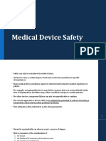 Medical Device Safety Risk Assessment
