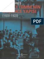 İhsan Guneş Birinci TBMM Nin Duşunce Yapısı 1920 1923