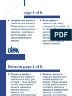 Types of Sensors Explained Over 6 Pages