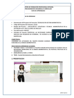 Gestión de Formación Profesional Integral Procedimiento Desarrollo Curricular Guía de Aprendizaje