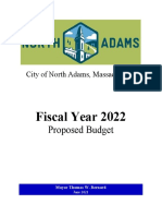 North Adams FY2022 Budget Proposal