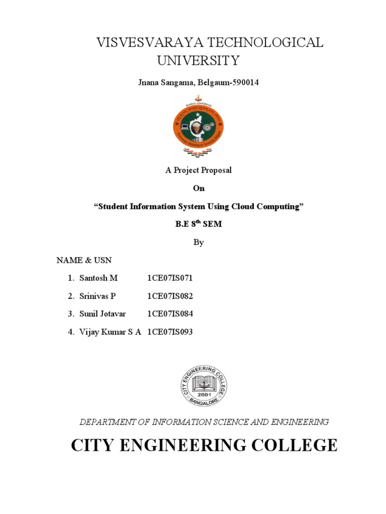 Cloud-Based Student Info System Proposal | PDF | Cloud Computing | Web ...