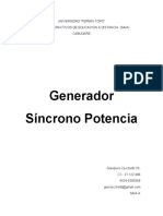 Generador Síncrono Potencia Gianpiero Zecchetti