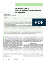 Picc Zone Insertion Method (Zim) : A Systematic Approach To Determine The Ideal Insertion Site For Piccs in The Upper Arm