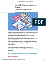 L'Enseignement À Distance - Avantages Et Inconvénients