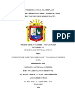Informe de Practicas Pre-profesionales Subgerencia de Promocion Empresarail y Desarrrollo Economico Rural Mnp (1)