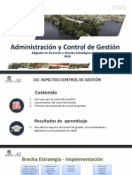 Unidad III - Aspectos de Control de Gestión