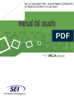 Manual Del Usuario IRCA Sheet V1.x