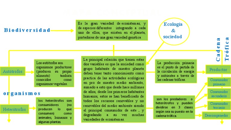 Mapa Conceptual de Ecología y Ecosistemas | PDF | Ecología | Ecología ...