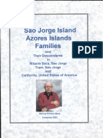 Sao Jorge Families and Their Descendents in California