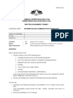 Lembaga Peperiksaan Malaysia Kementerian Pelajaran Malaysia Written Assignment Format