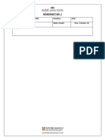 Worksheet 1 Distance Time