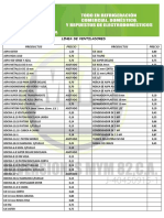 Lista de Precio Enero 2021