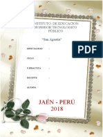 Jaén - Perú 2018: Instituto de Educacion Superior Tecnológico Público