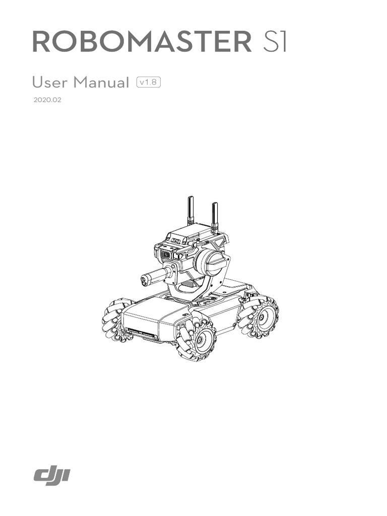 RoboMaster S1 User Manual v1.8 en | PDF | Mobile App | Wi Fi