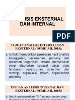 5 Analisis Eksternal Dan Internal