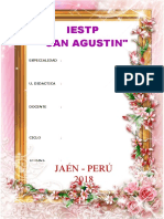 Iestp "San Agustin": Jaén - Perú 2018