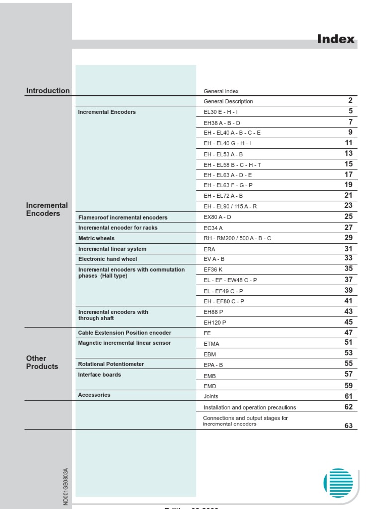Eltra Encoders | PDF | Electric Motor | Numerical Control