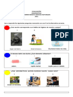 EVALUACIÓN DIAGNOSTICA CIENCIAS 1°