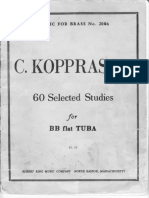 Kopprasch 60selected Studies For BB Flat Tubapdf