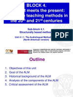 Block 4. The Past Meets The Present: Language Teaching Methods in The 20 and 21 Centuries