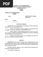 Motion to Post Bail in the Philippines | PDF | Bail | Criminal Justice