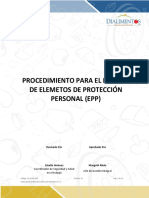 15-GI-PR-201 Procedimiento Manejo de EPP
