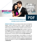 Teminos y Políticas - Concurso Colombia Talento Fashion - Fecha Extendida