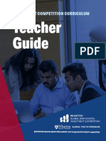 Teacher Guide: Investment Competition Curriculum