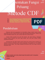 Pembentukan Fs Peluang Metode CDF