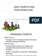 Kerangka Teori, Hipotesis, Variabel. DO & KO