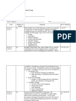 Conaton Internship Field Experience Log