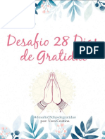 eBook Desafio Dos 28 Dias de Gratidao Por Vera Cristina Oficial