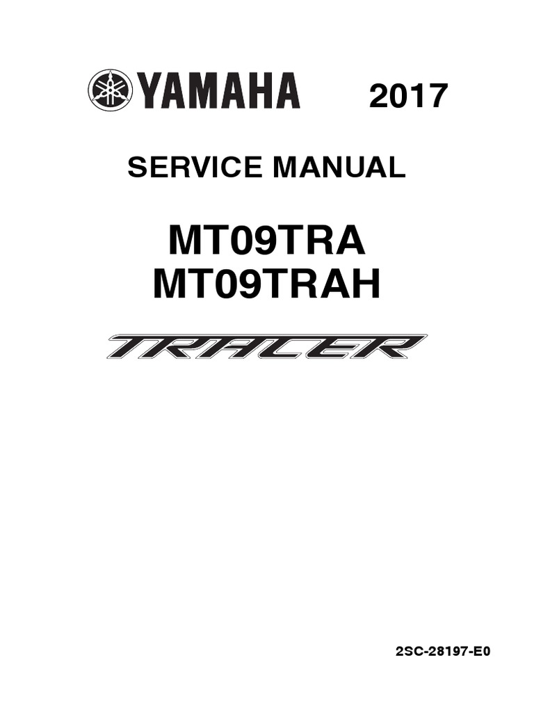 MT 09 Tracer 2017 | PDF | Throttle | Fuel Economy In Automobiles