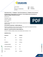 Nombre Del Paciente NATALIA MERCADO HEREDIA Fecha Identificaciòn Hora Estudio: Sede Edad