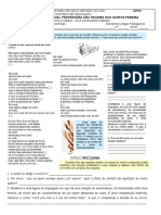 Letra de Lenine analisada em aula de Língua Portuguesa