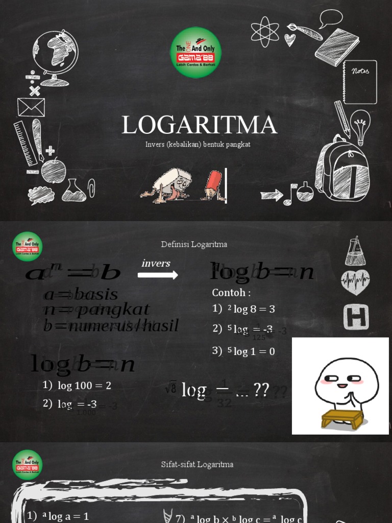 Logaritma: Invers (Kebalikan) Bentuk Pangkat | PDF