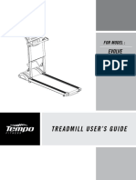 Tempo Evolve Treadmill User Guide