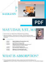 GAS-LIQUID ABSORPTION COLUMN