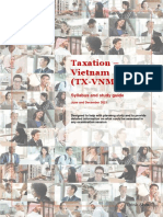Taxation - Vietnam (TX-VNM) : Syllabus and Study Guide