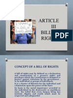 Article III Bill of Rights