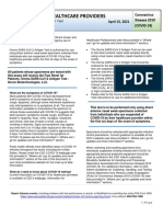 Fact Sheet For Healthcare Providers: Omnia™ Sars-Cov-2 Antigen Test Qorvo Biotechnologies, LLC