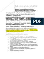 Por Qué Los Estudiantes Universitarios Son Vulnerables A La Depresión