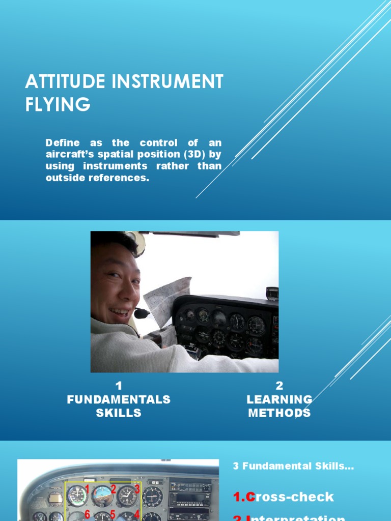 1Attitude Instrument Flying PDF Spaceflight Technologies